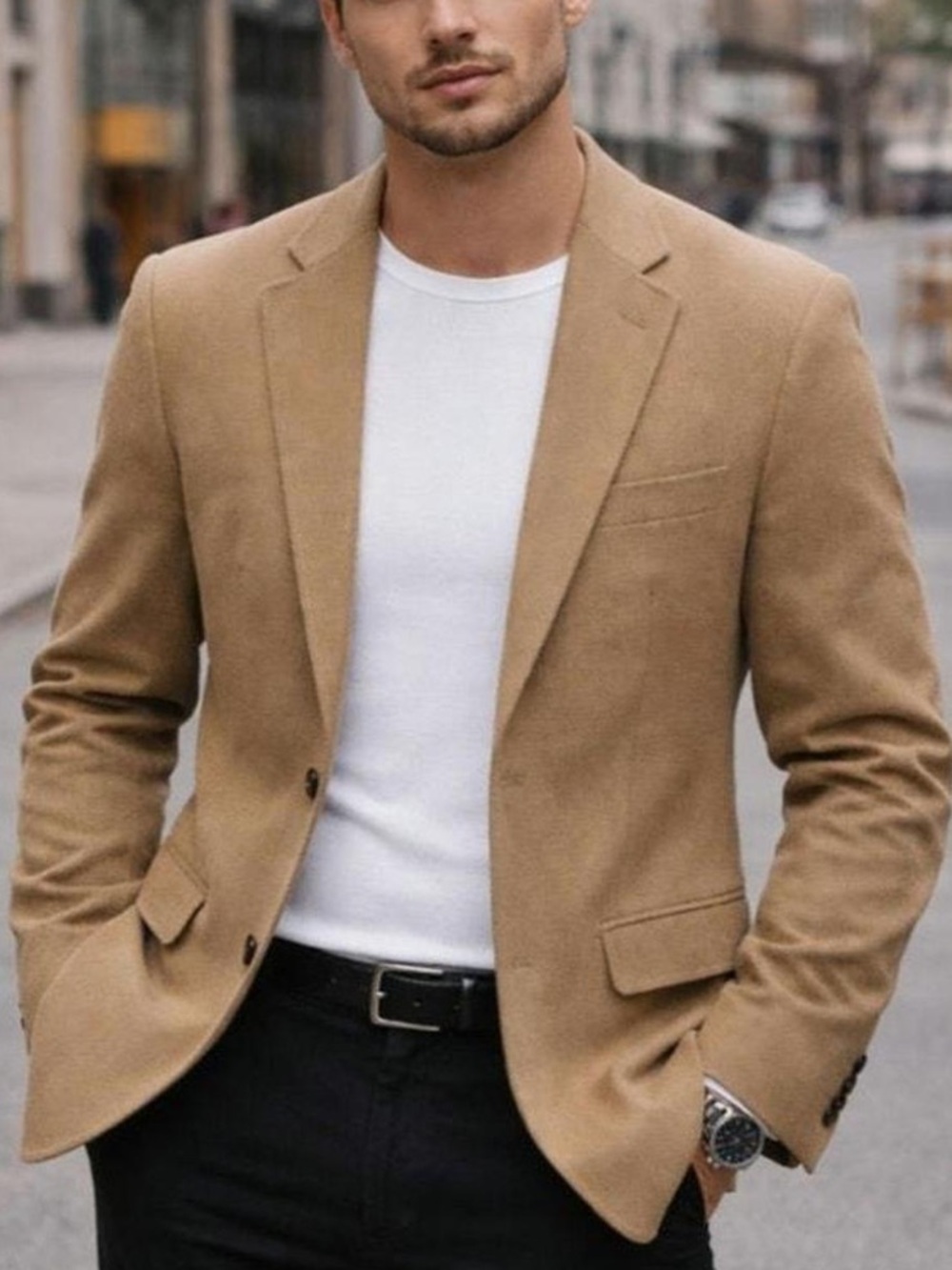Barrister 100% Camelhair Sport Coat Blazer Tan